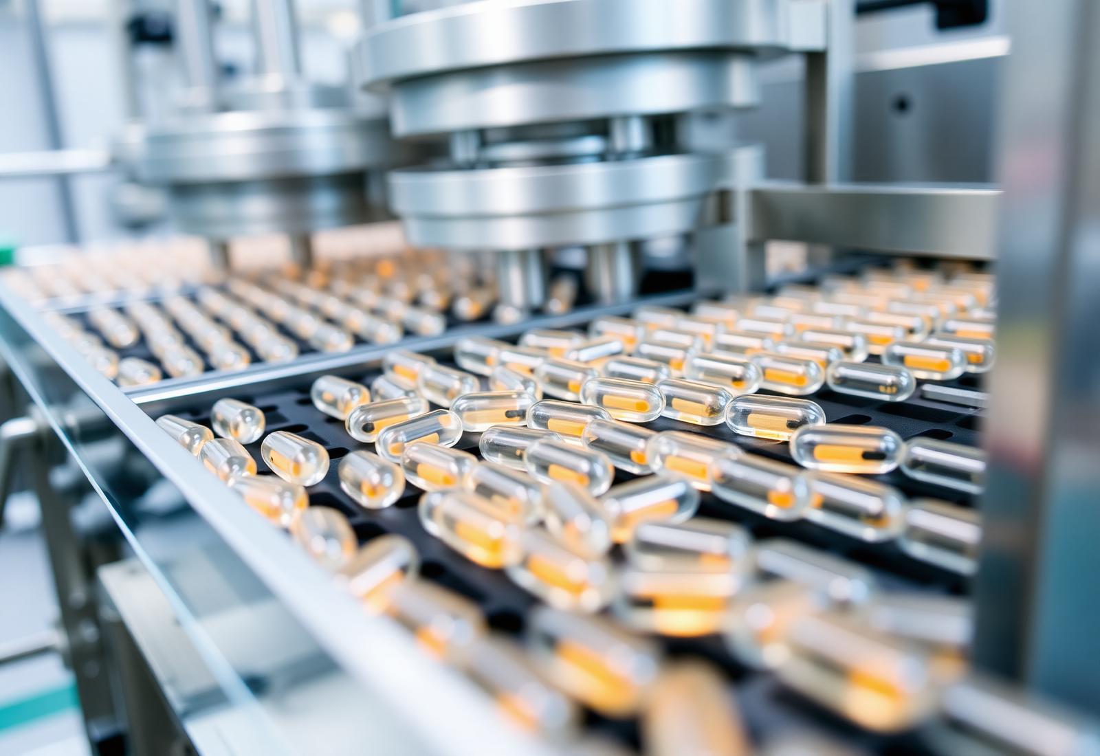 Nutraceutical capsule manufacturing line